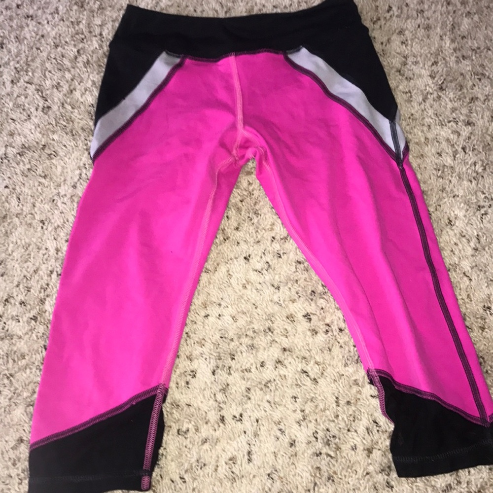 PINK AND BLACK GIANNI BINI LEGGINGS